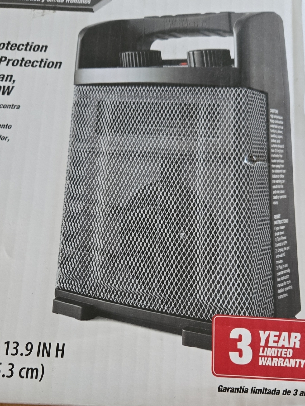 Hyper Tough Heavy-Duty Utility Heater - Picture 4 of 9